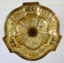 Antique solid silver gilt French Baroque Chalice